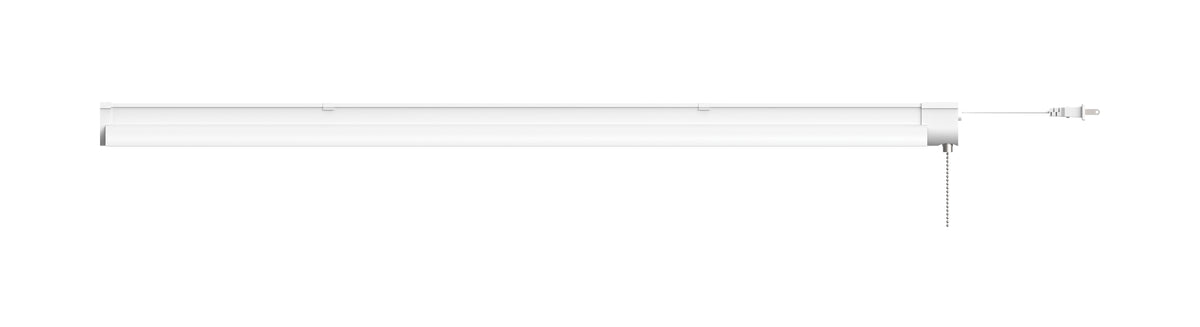34 Watt - 3 Foot - LED Shop Light with Pull Chain - White Finish - 4000K