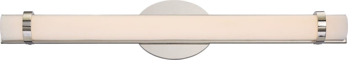 Slice - Double LED Wall Sconce - Polished Nickel Finish lighting product