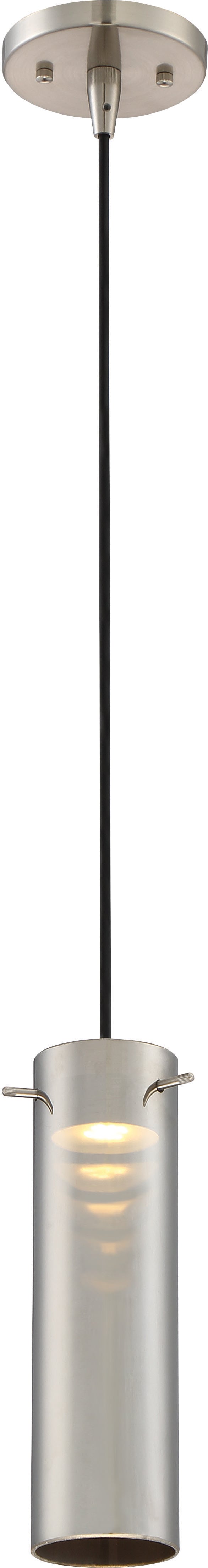 Pulse - LED Mini Pendant with Mirrored Glass - Brushed Nickel Finish product image