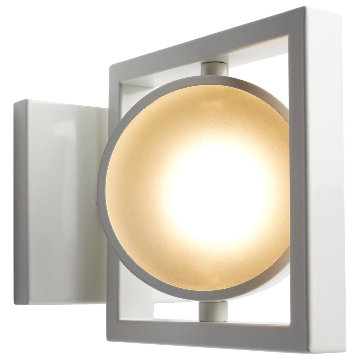 Hawk LED Pivoting Head Wall Sconce - White Finish