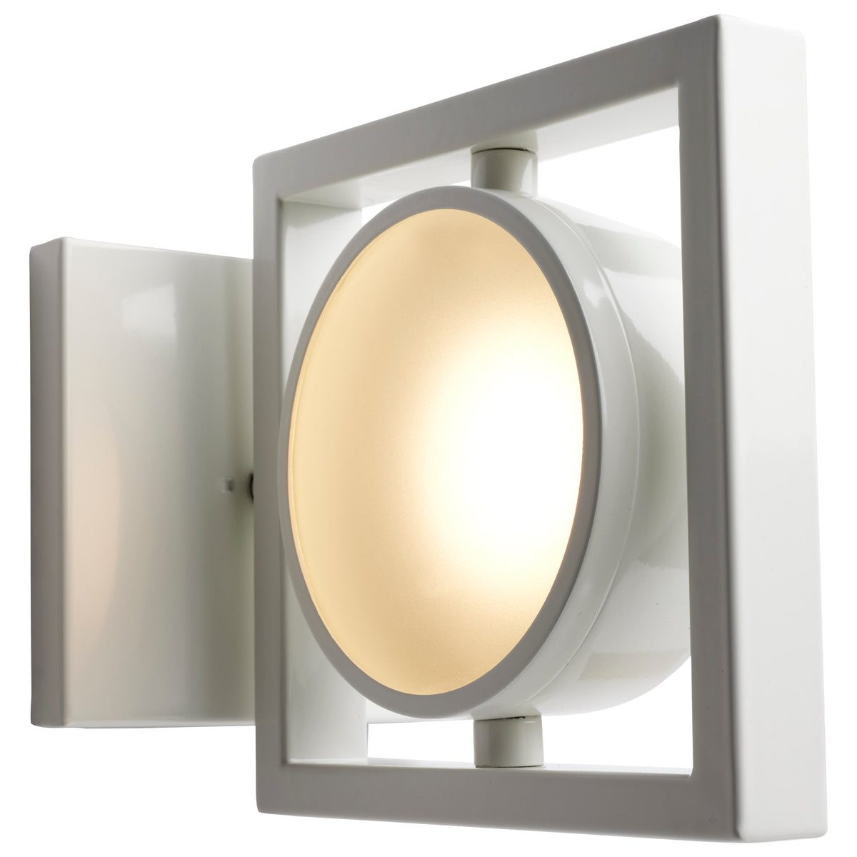 Hawk LED Pivoting Head Wall Sconce - White Finish