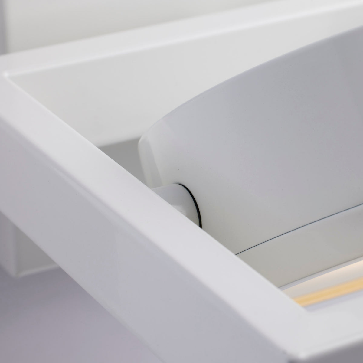 Hawk LED Pivoting Head Wall Sconce - White Finish