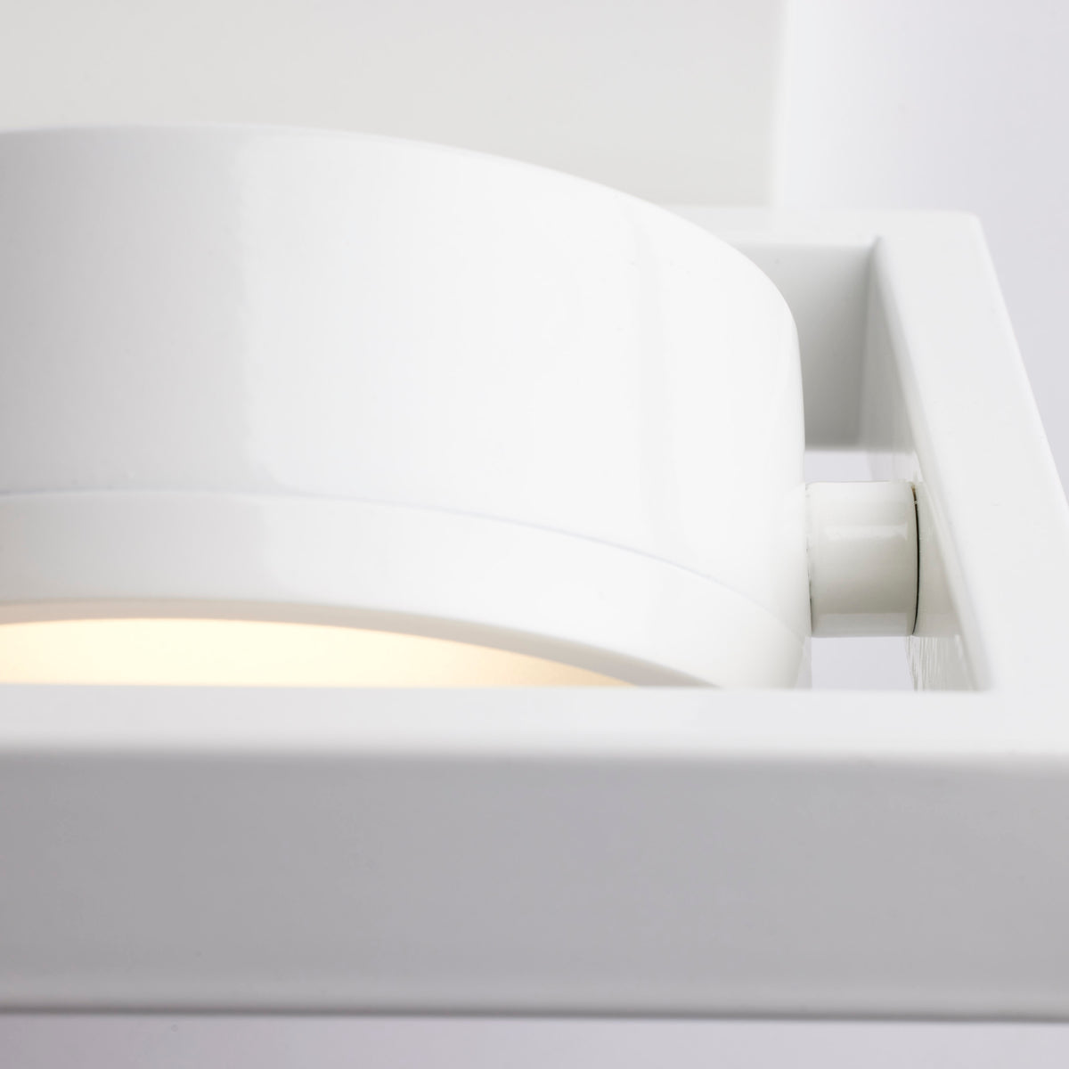 Hawk LED Pivoting Head Wall Sconce - White Finish