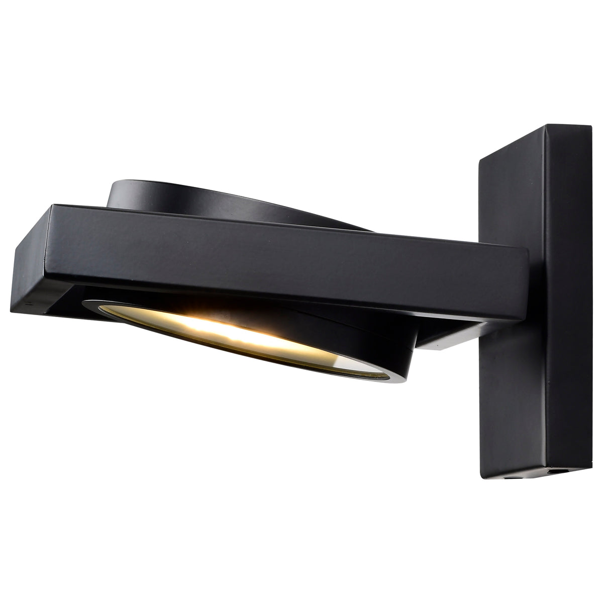Hawk LED Pivoting Head Wall Sconce - Black Finish