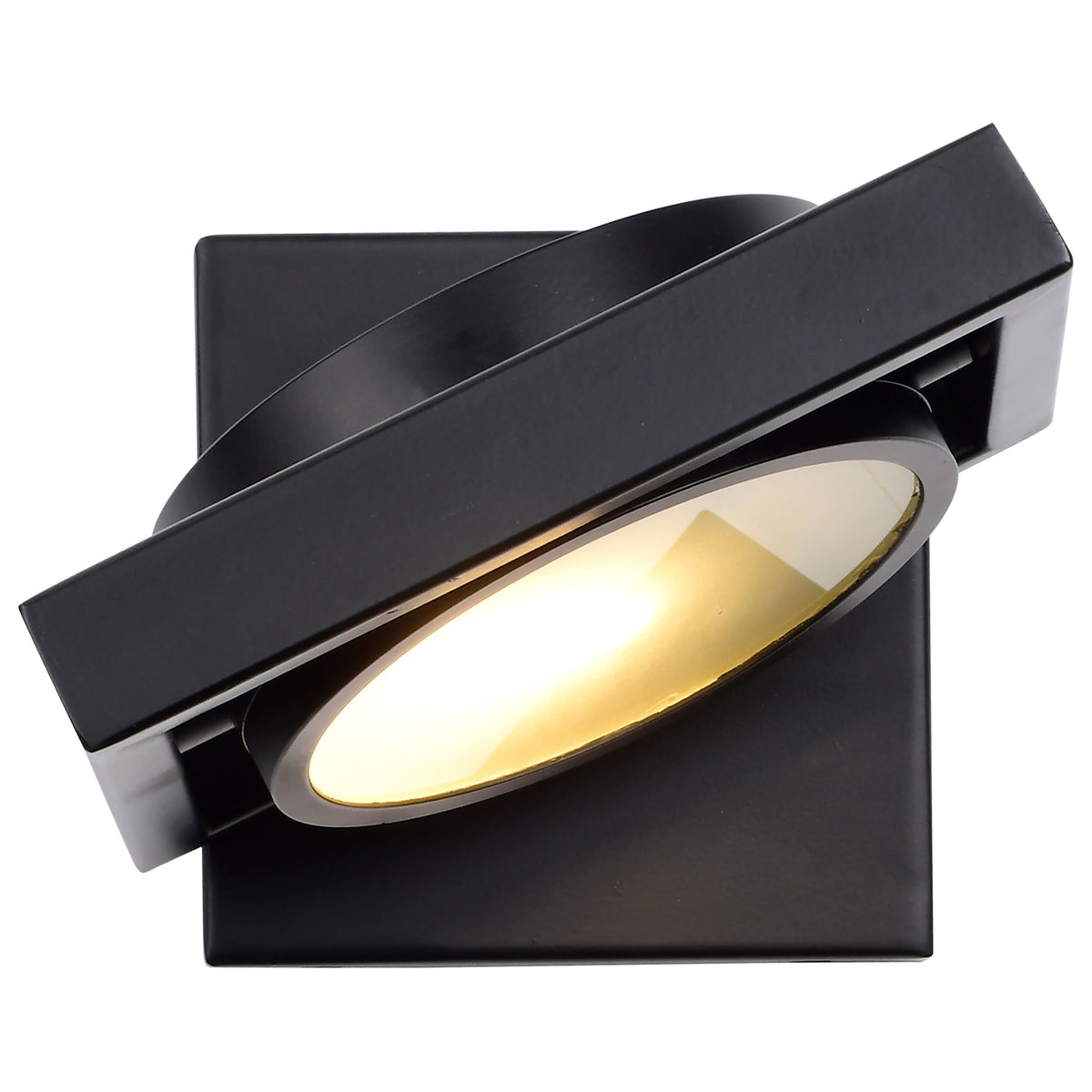 Hawk LED Pivoting Head Wall Sconce - Black Finish