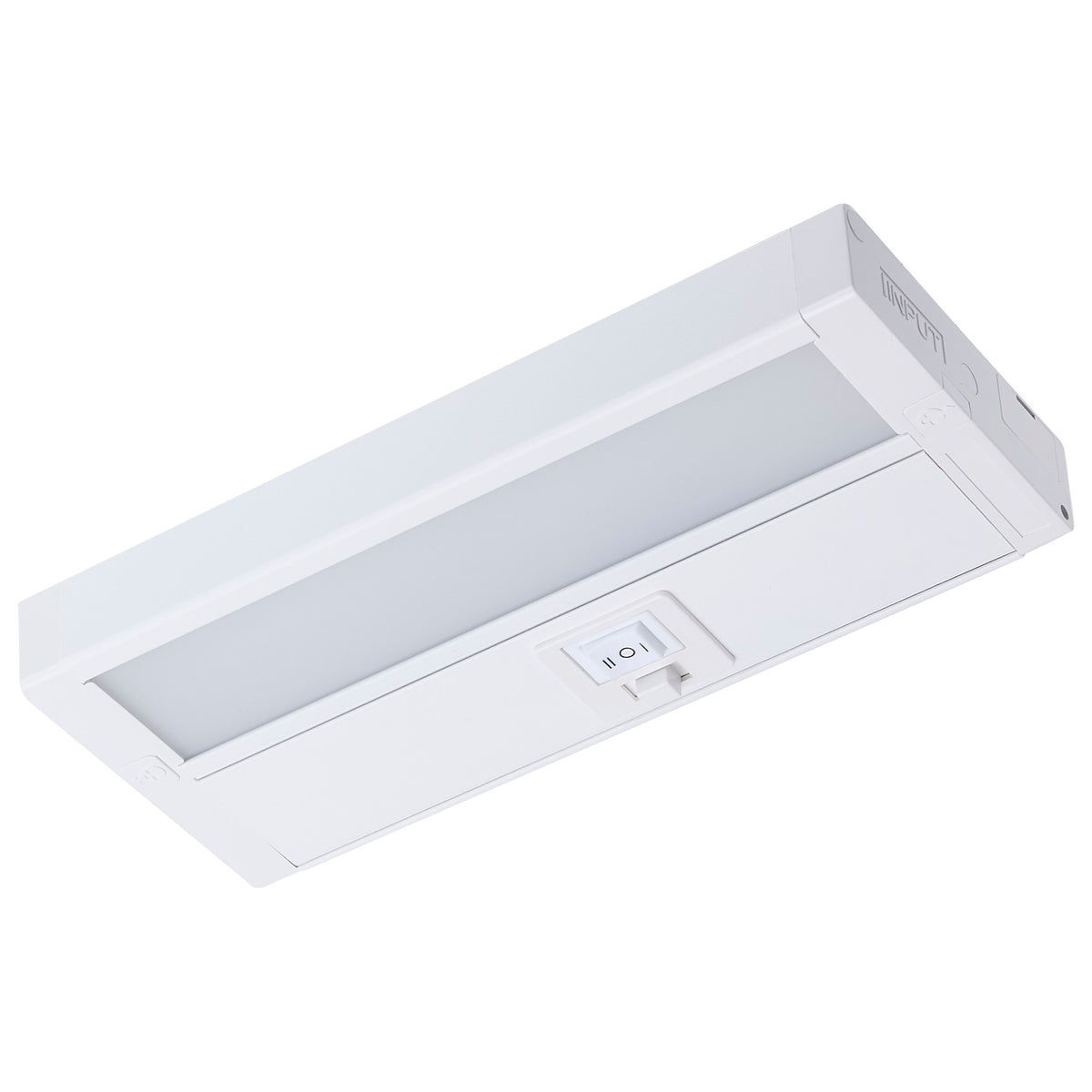 5 Watt - 8 Inch LED White Under Cabinet Light - 3K/4K/5K Selectable - 50000 Hours - White Finish