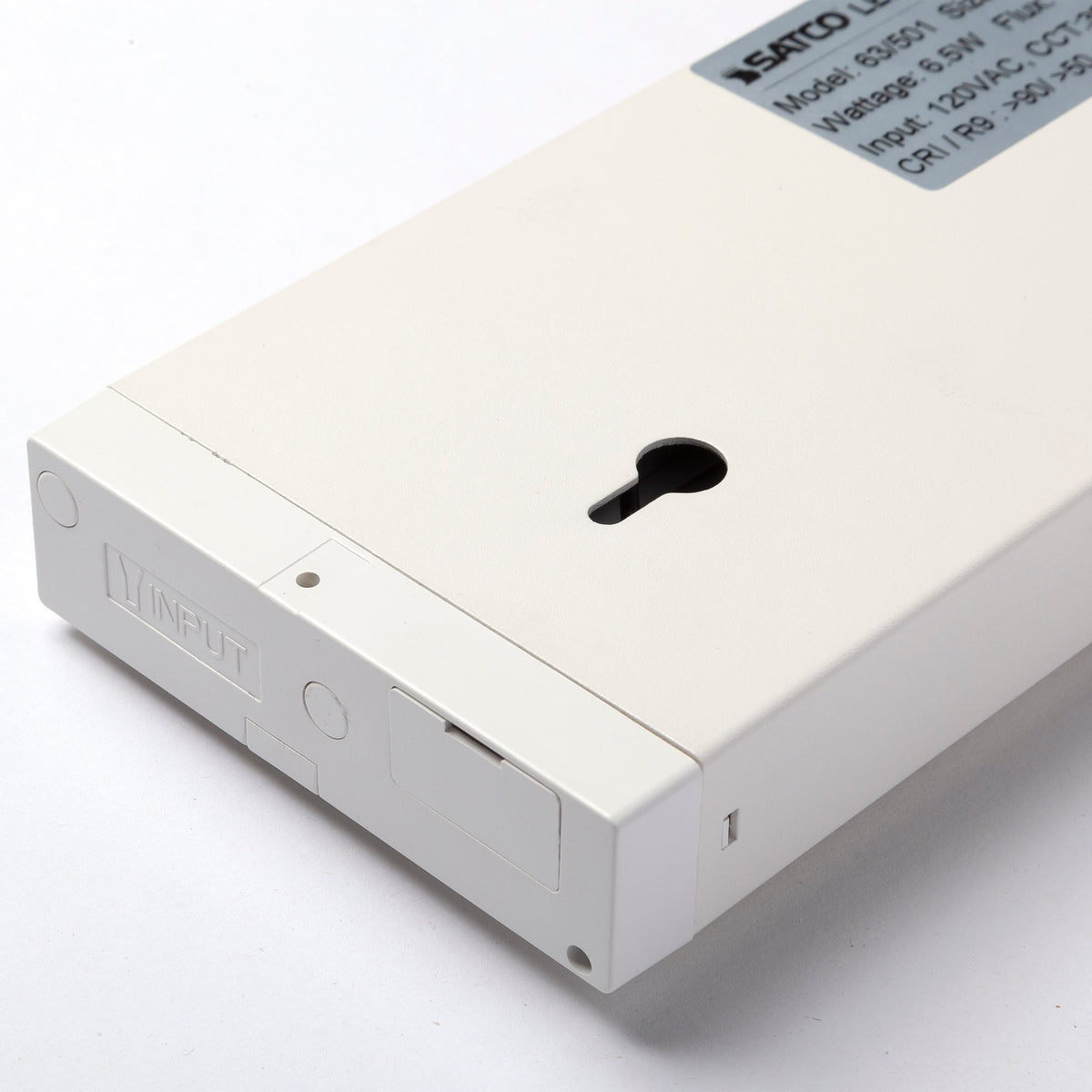 6.5 Watt - 11 Inch LED White Under Cabinet Light - 3K/4K/5K CCT Selectable - 50000 Hours - White Finish