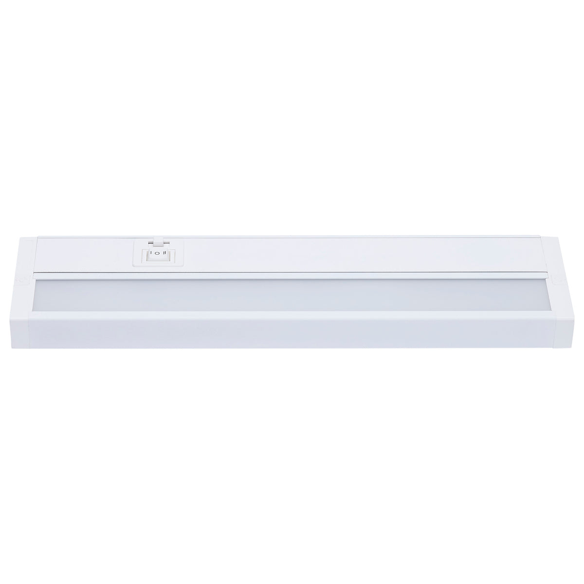 9 Watt - 14 Inch LED White Under Cabinet Light - 3K/4K/5K CCT Selectable - 50000 Hours - White Finish