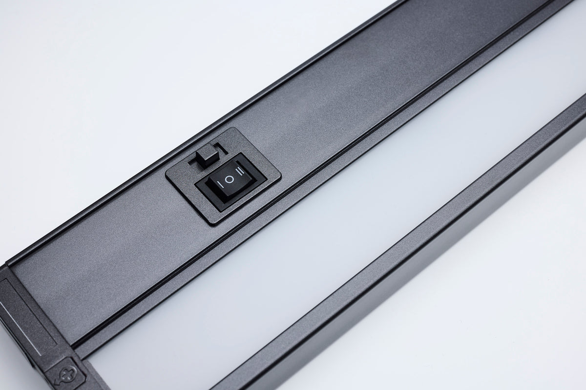 17 Watt 28-Inch LED Under Cabinet - 30K/40K/50K 3K/4K/5K CCT Selectable - Dark Bronze - 120 Volt