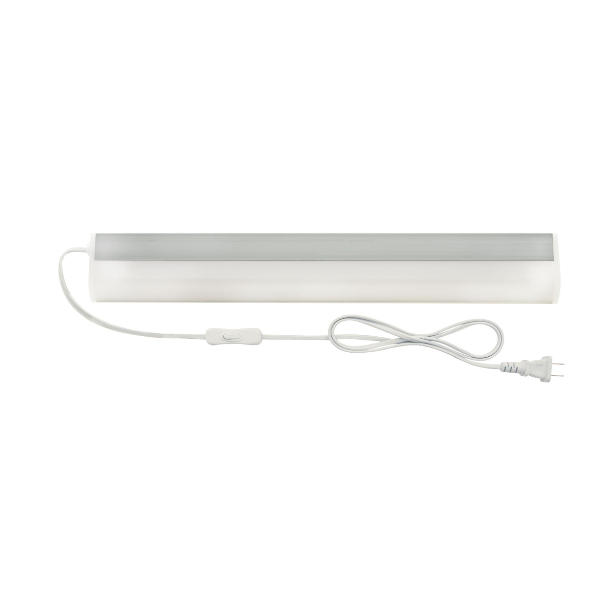 10W LED Under Cabinet Light Bar - 18 inches in length - 3000K - 860 Lumens - 120V - White Finish
