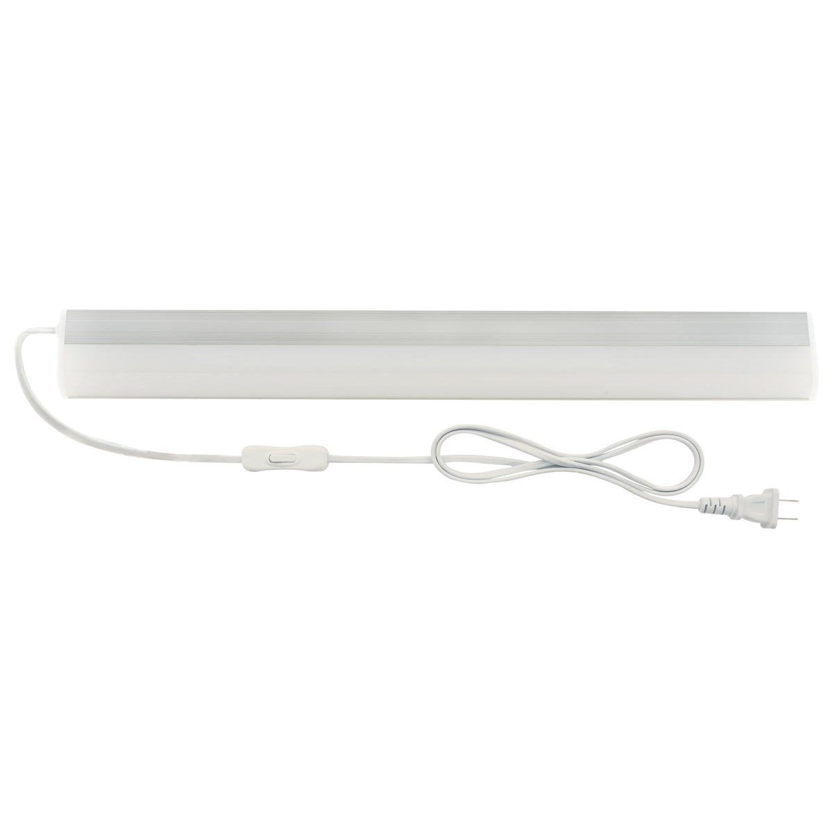 13.5W LED Under Cabinet Light Bar - 24 inches in length - 3000K - 1050 Lumens - 120V - White Finish