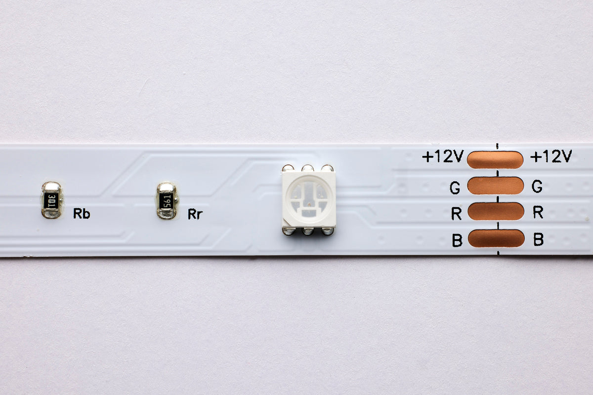Dimension Color - Tape Light strip - 16 ft. - RGB - Plug connection - White Finish