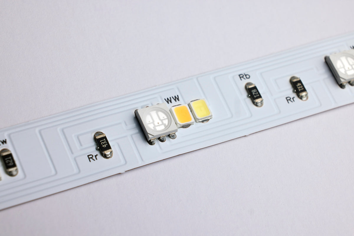 Dimension Performer - Tape Light strip - 16 ft. - RGB plus Tunable White - J-Box connection - IR Remote Included - White Finish