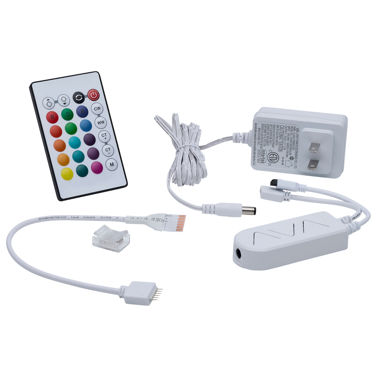 Dimension - Tape Control Connector - Plug-in for commercial spaces and track lighting