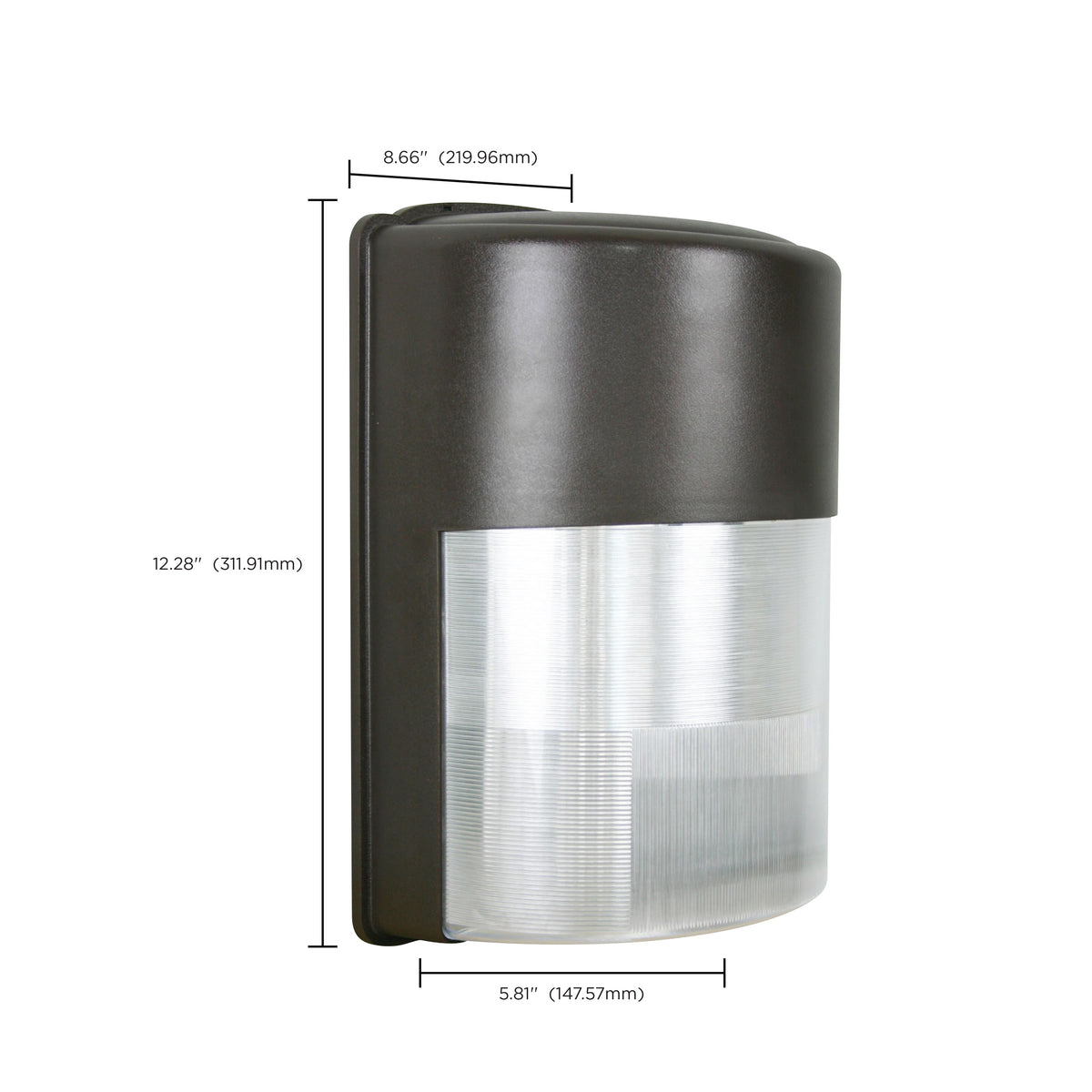 LED Entrance Light - 26W - Bronze Finish - 120-277V