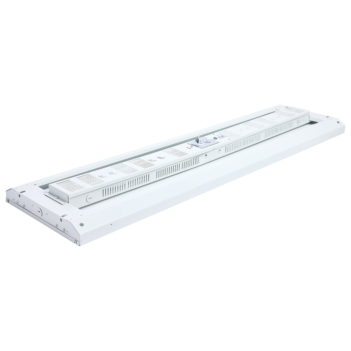 200/150/100 Watt LED 4-Foot Linear High Bay - 3500K/4000K/5000K CCT - 120-277 Volt - White Finish