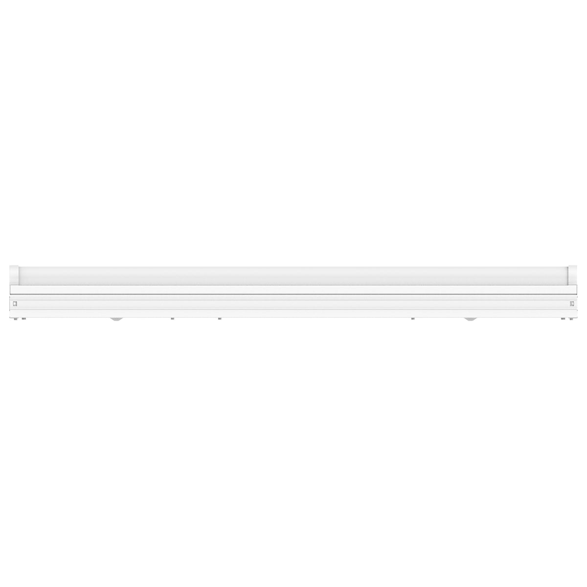 2 foot - 20 watt - LED Double Light Strip Fixture - 2200 lumens - 4000K - 120-277V - White Finish