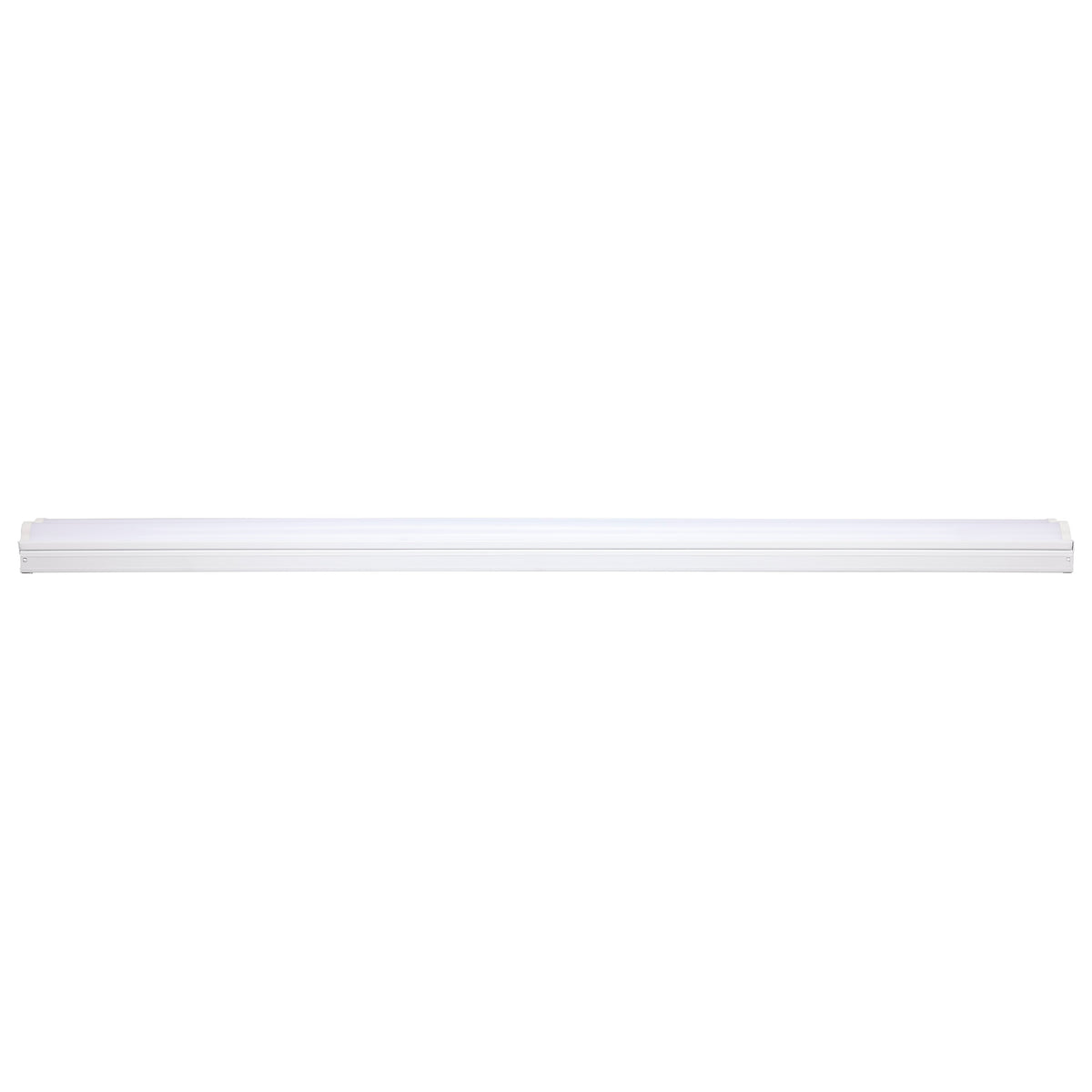 4 foot - 43 watt - LED Double Light Strip Fixture - 4750 lumens - 4000K - 120-277V - White Finish