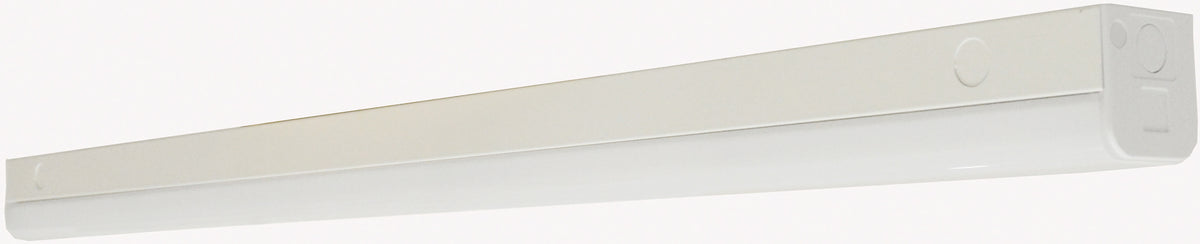 LED 4 ft. - Slim Strip Light - 38W - 5000K - White Finish - with Knockout lighting product