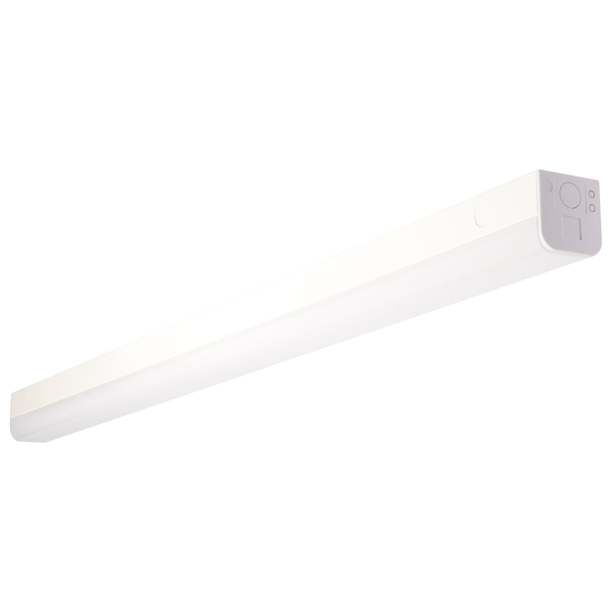 LED 4 ft. - Slim Strip Light - 38W - 5000K - White Finish - with Knockout
