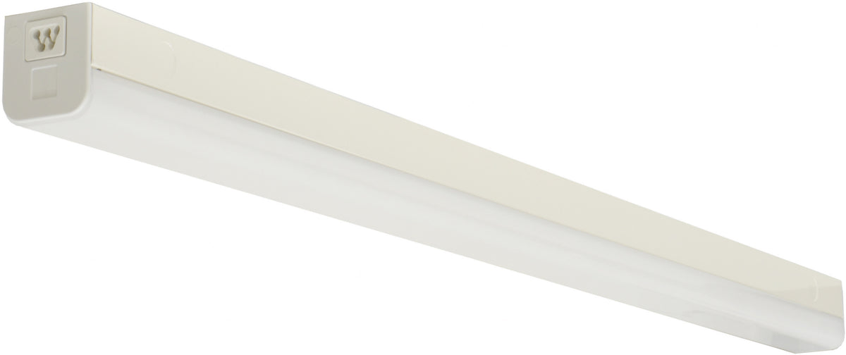 LED 4 ft. - Slim Strip Light - 38W - 4000K - White Finish - Connectible bulb or fixture view
