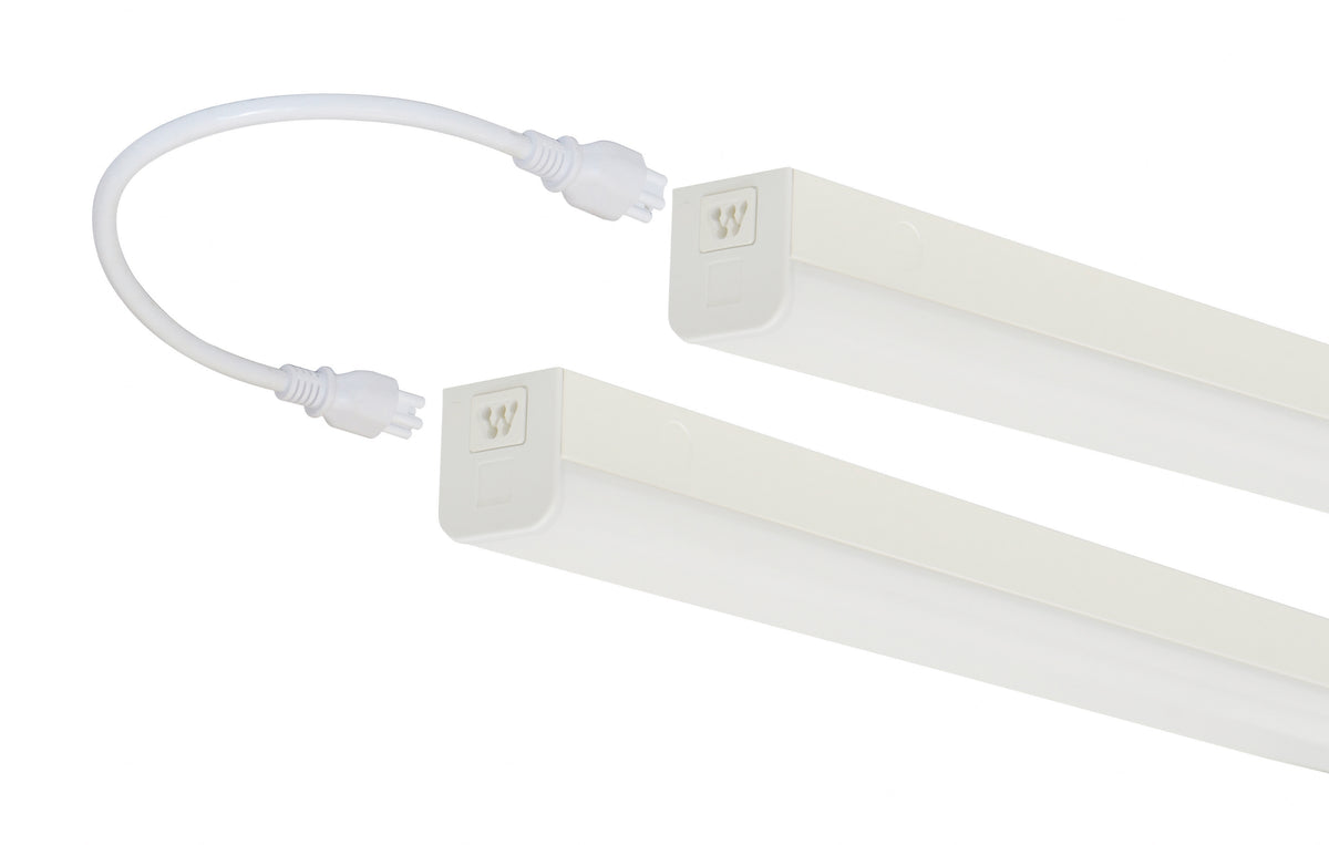 LED 4 ft. - Slim Strip Light - 38W - 4000K - White Finish - Connectible