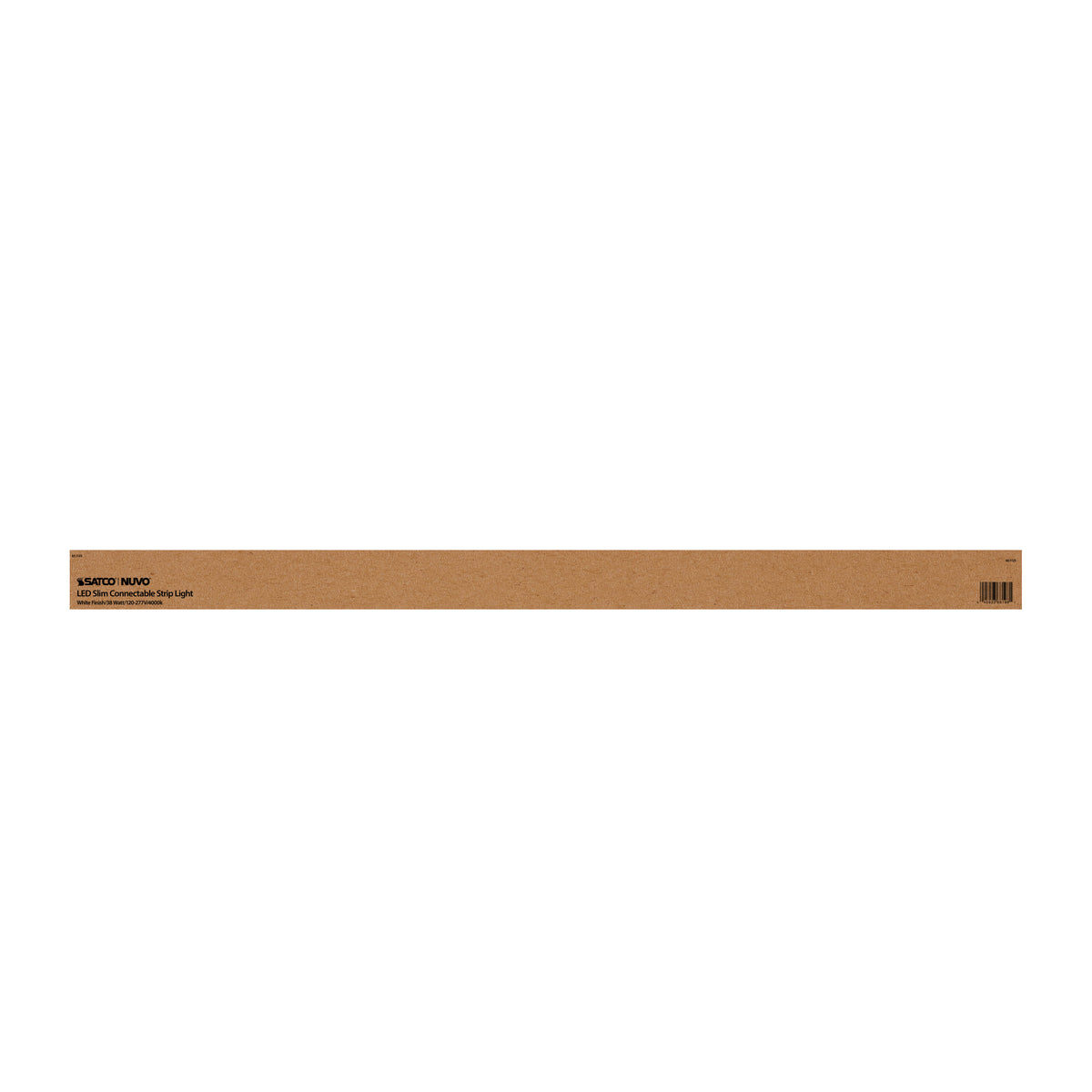 LED 4 ft. - Slim Strip Light - 38W - 4000K - White Finish - Connectible
