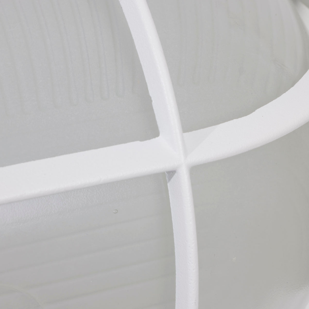 20W LED Bulk Head Fixture - White Finish