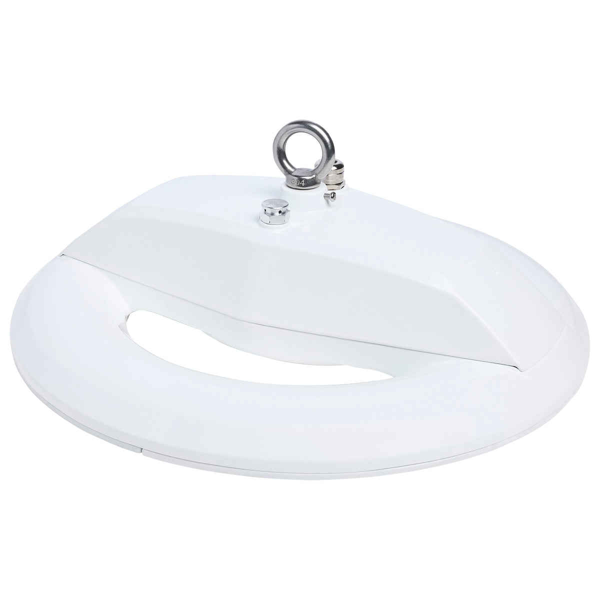LED UFO Hi-Bay - 200/150/100 Wattage Selectable - 4000K/5000K CCT Selectable - 277-480 Volt - White Finish