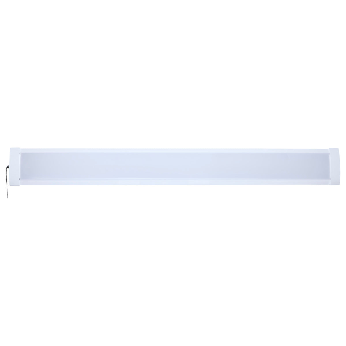 LED 4 Foot Wrap with Pull Chain - 39 Watts - 27K/30K/35K/40K/50K CCT Selectable - White Finish - 120 Volt