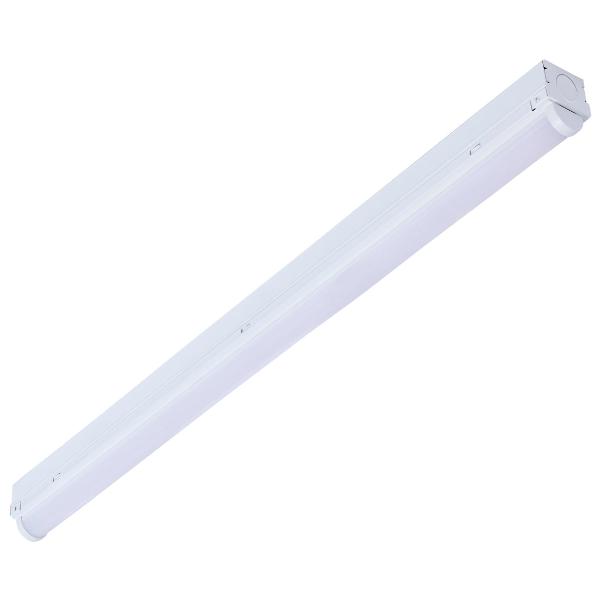 LED 2 Foot Strip Light - 10 Watts - 27K/30K/35K/40K/50K Selectable - White Finish - 120-277 Volt for commercial spaces