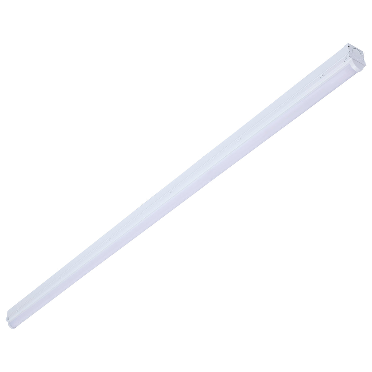 LED 4 Foot Strip Light - 19 Watts - 27K/30K/35K/40K/50K Selectable - White Finish - 120-277 Volt