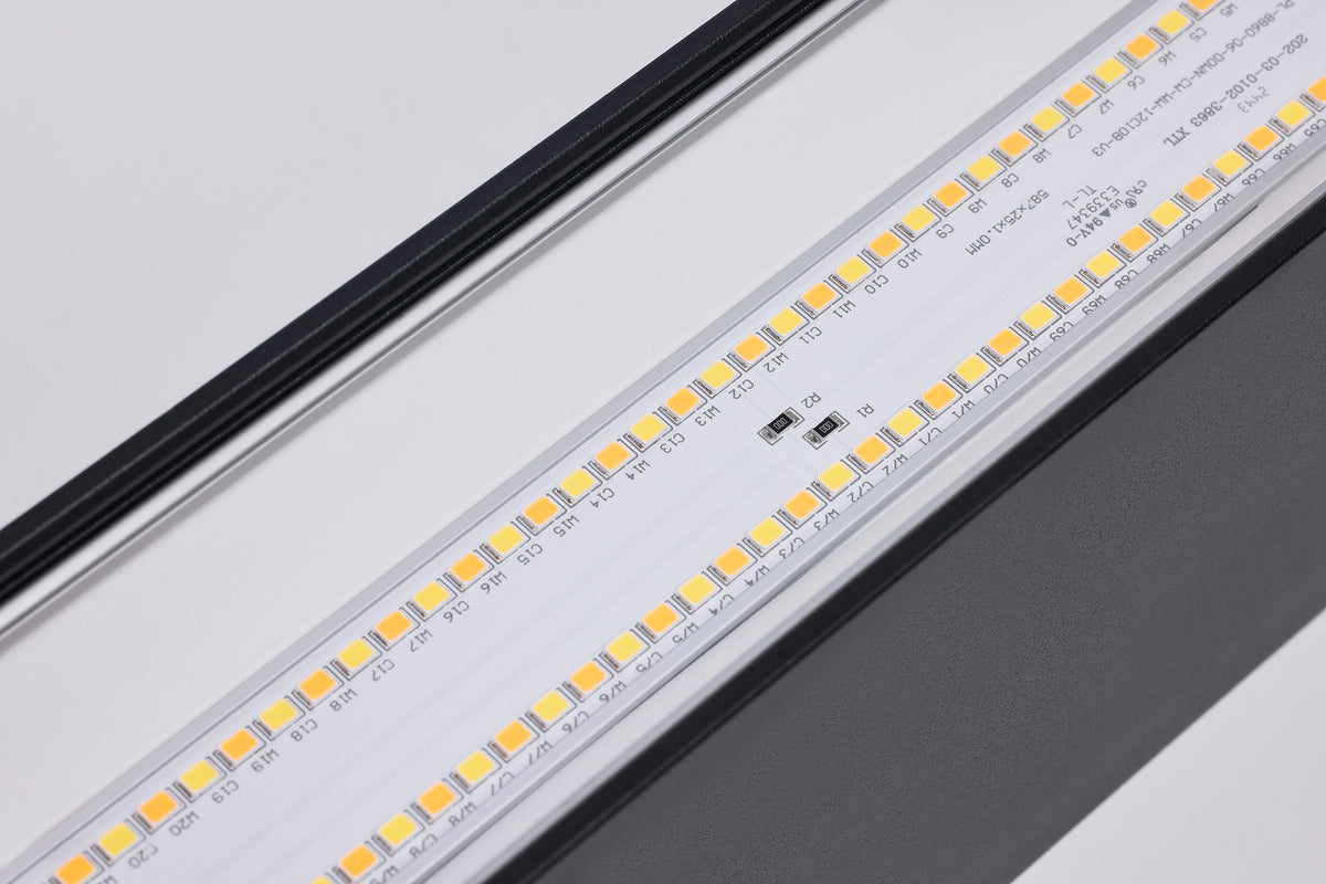 Momentum - 4 Foot LED Connectable Linear Strip - Up and Down Selectable - Black Finish