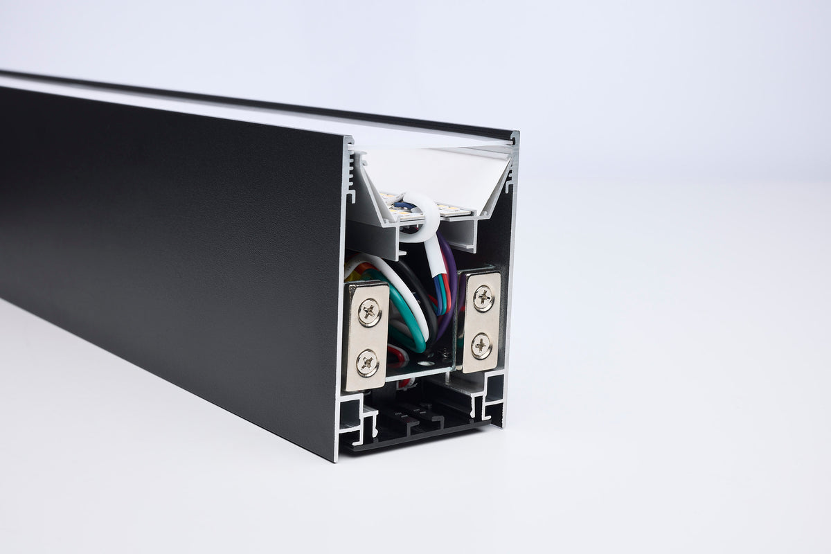 Momentum - 4 Foot LED Connectable Linear Strip - Up and Down Selectable - Black Finish