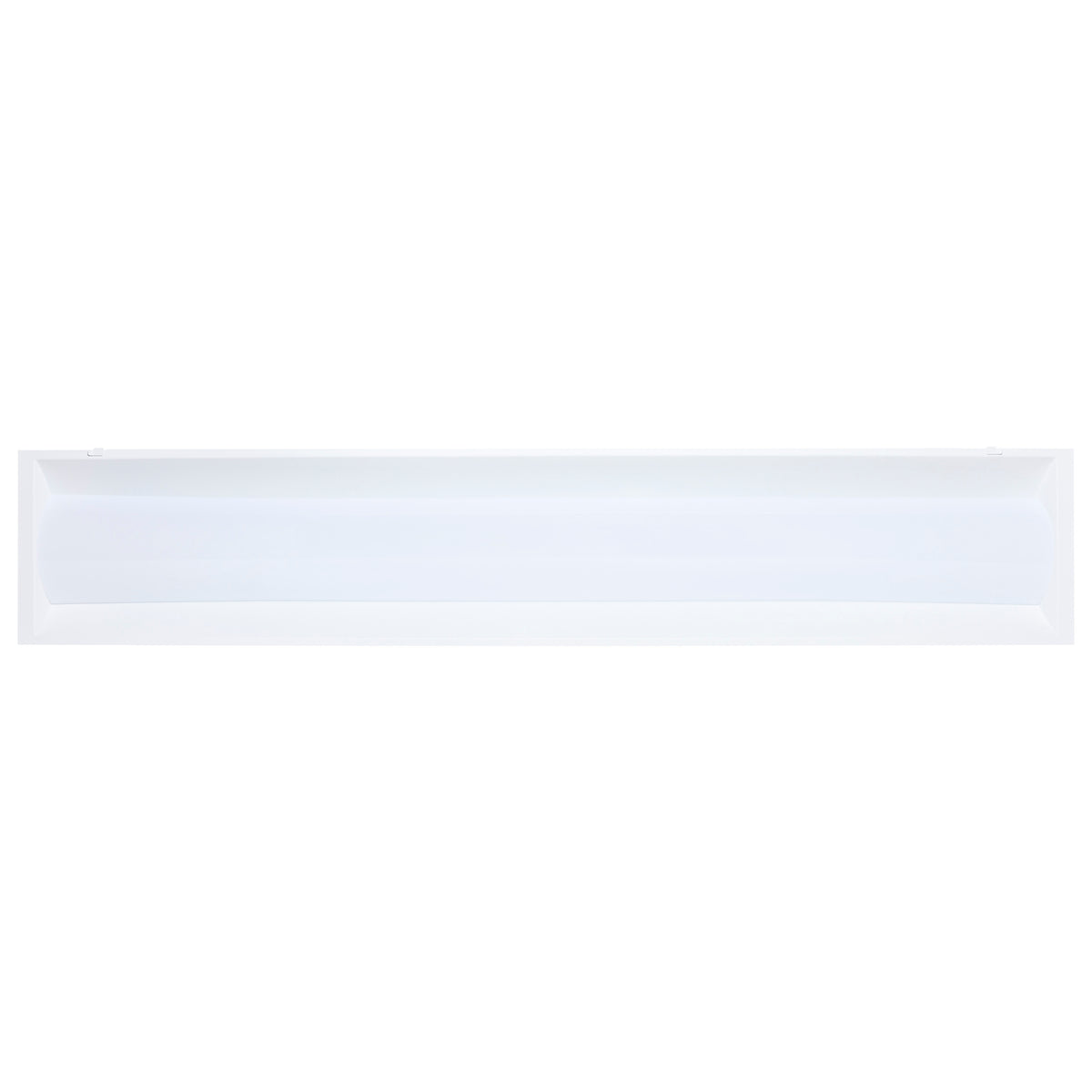 40/30/20 Watt LED 1x4 Center Basket Troffer Retrofit Kit - 35K/4K/5K CCT - Dimmable - 120-277 Volt - Matte White Finish