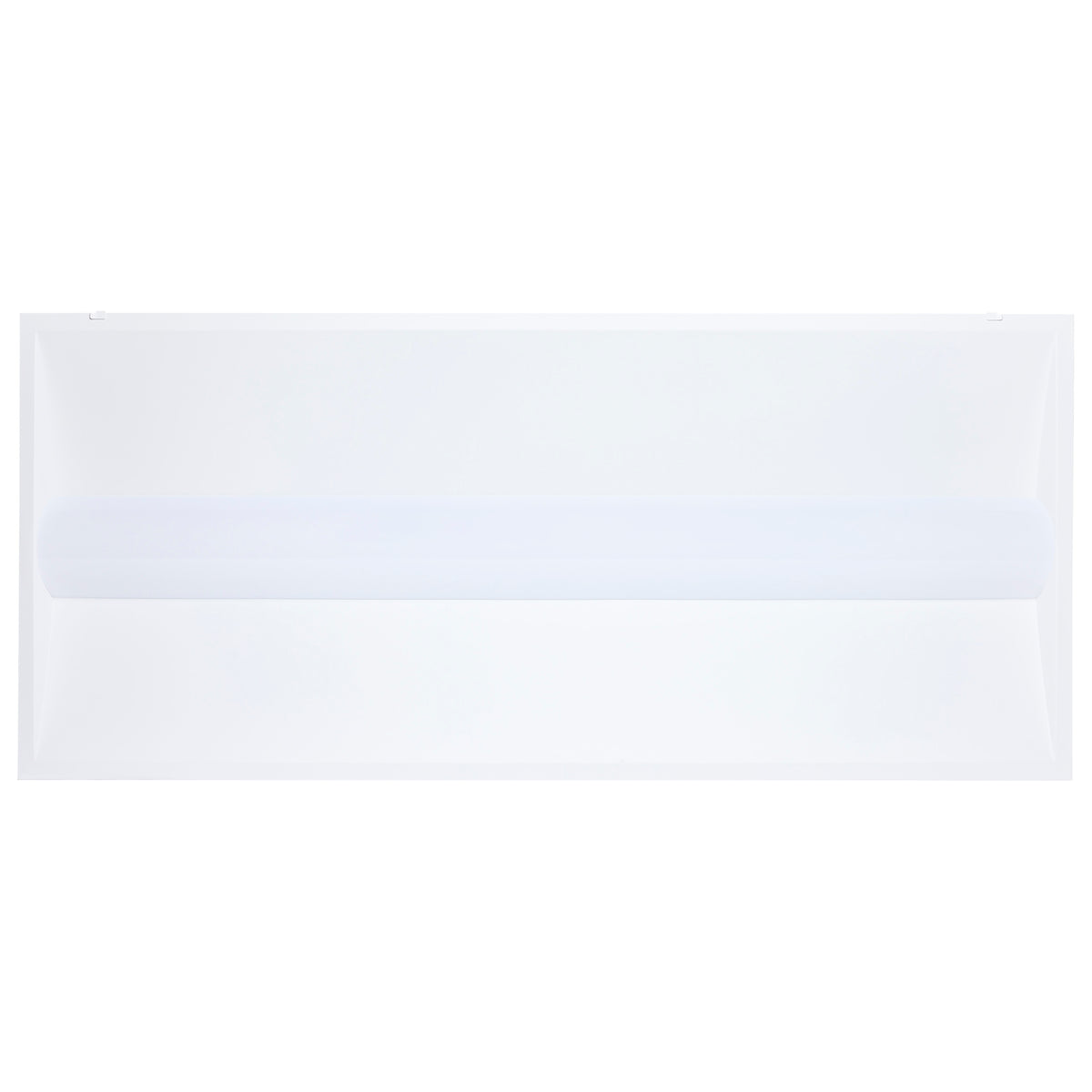 50/40/30 Watt LED 2x4 Center Basket Troffer Retrofit Kit - 35K/4K/5K CCT - Dimmable - 120-277 Volt - Matte White Finish
