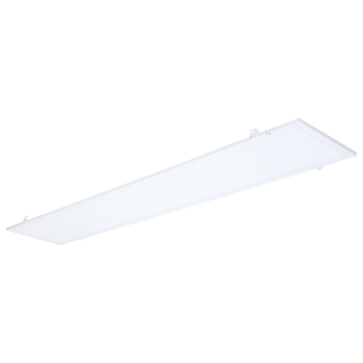 40/30/20 Watt LED 1x4 Flat Panel Troffer Retrofit Kit - 35K/4K/5K CCT - Dimmable - 120-277 Volt - Matte White Finish