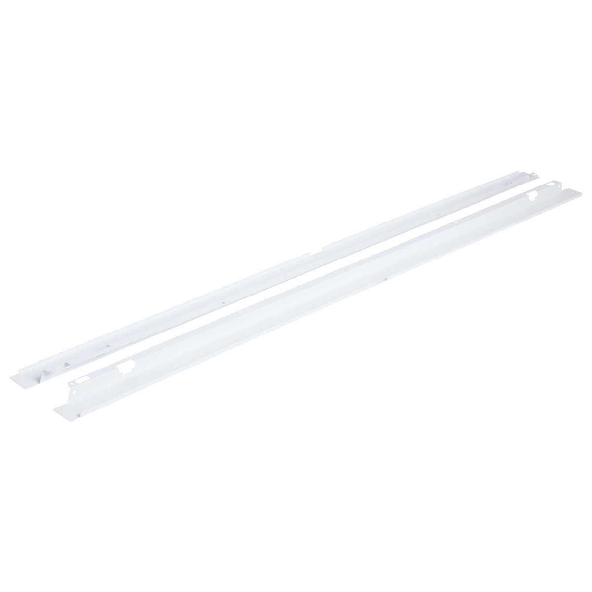 40/30/20 Watt LED 1x4 Flat Panel Troffer Retrofit Kit - 35K/4K/5K CCT - Dimmable - 120-277 Volt - Matte White Finish