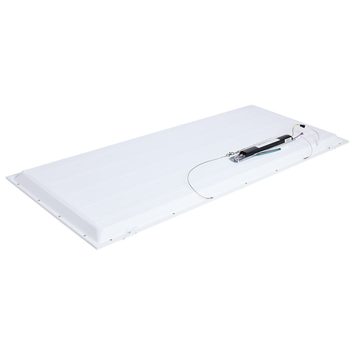 50/40/30 Watt LED 2x4 Flat Panel Troffer Retrofit Kit - 35K/4K/5K CCT - Dimmable - 120-277 Volt - Matte White Finish