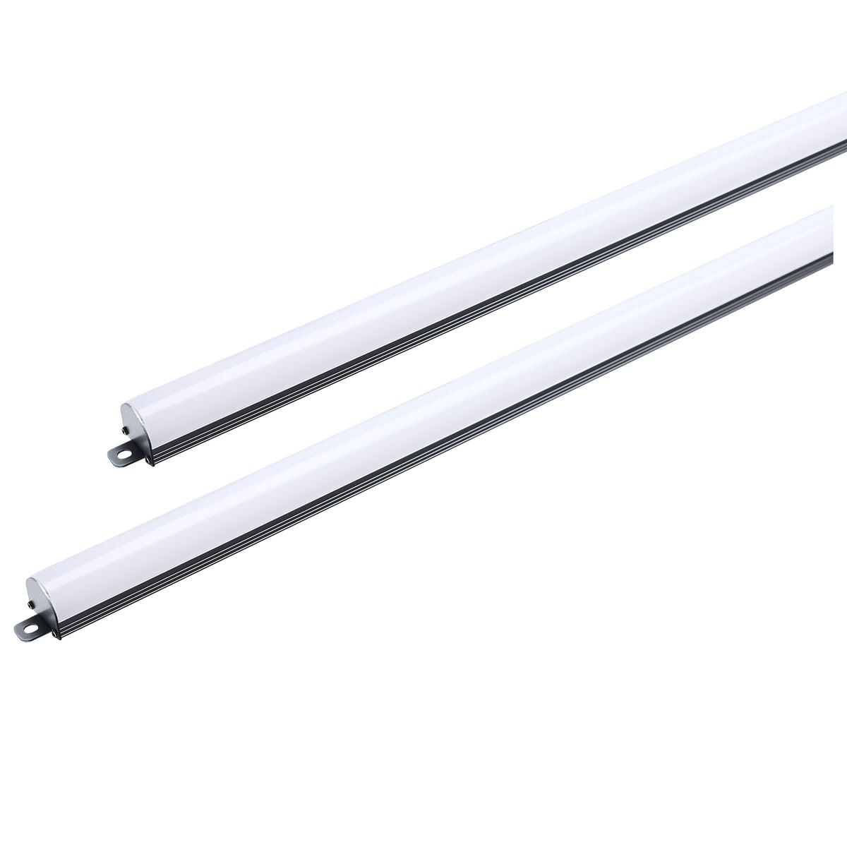 40W/35W/30W/25W/20W Wattage Selectable LED Light Bar Retrofit Kit - 3000K/3500K/4000K/5000K/6500K CCT Selectable - 2-Bars - 2 Feet - 120-277 Volt - Silver Finish