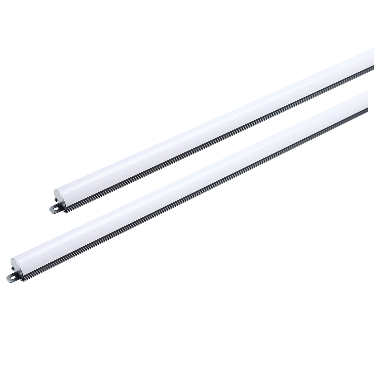 50W/45W/40W/35W/30W Wattage Selectable LED Light Bar Retrofit Kit - 3000K/3500K/4000K/5000K/6500K CCT Selectable - 2-Bars - 4 Feet - 120-277 Volt - Silver Finish