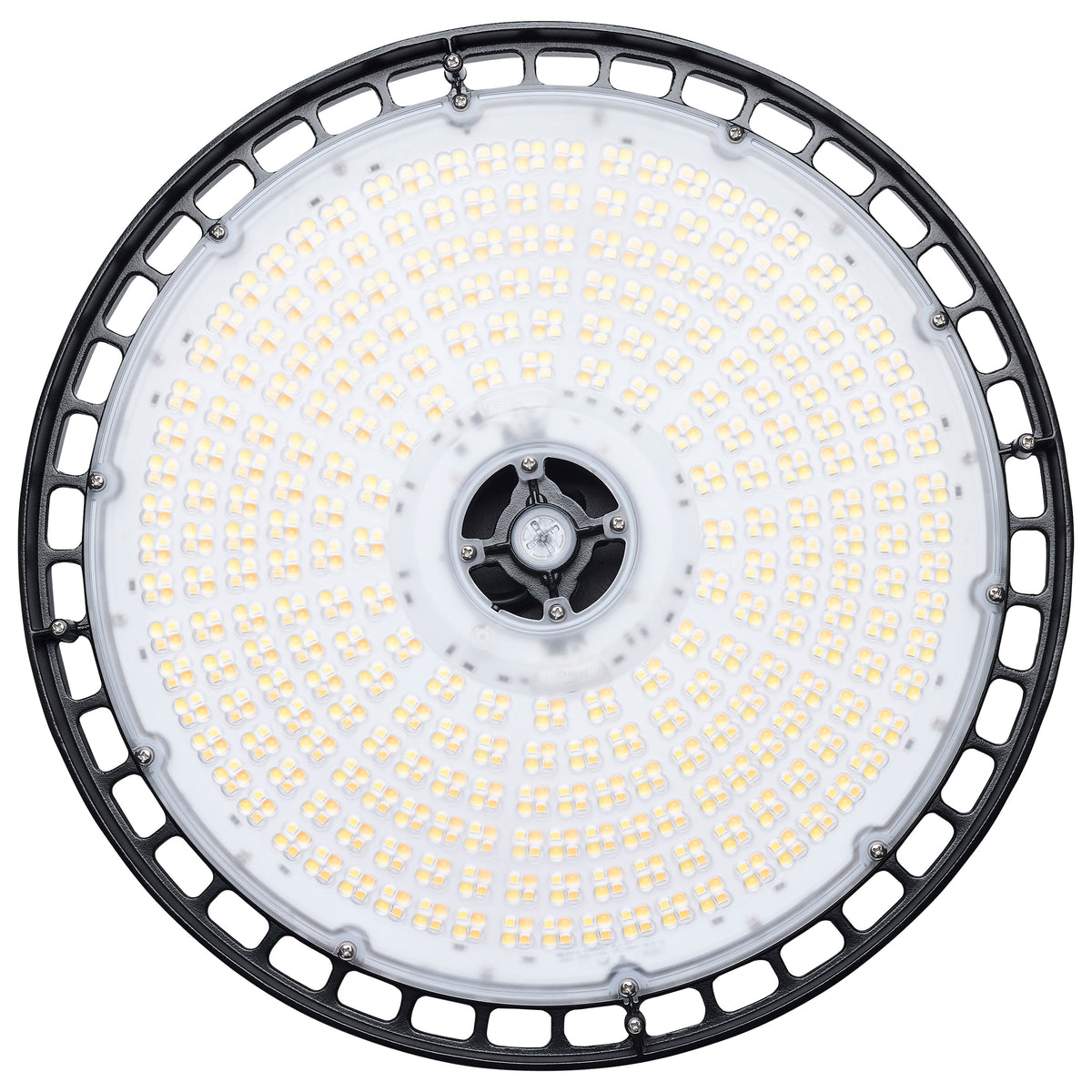 240/200/150 Wattage Selectable LED UFO High Bay - 3K/4K/5K CCT Selectable - 60/80/100 Beam Angle Selectable - Black Finish - 120-347 Volt