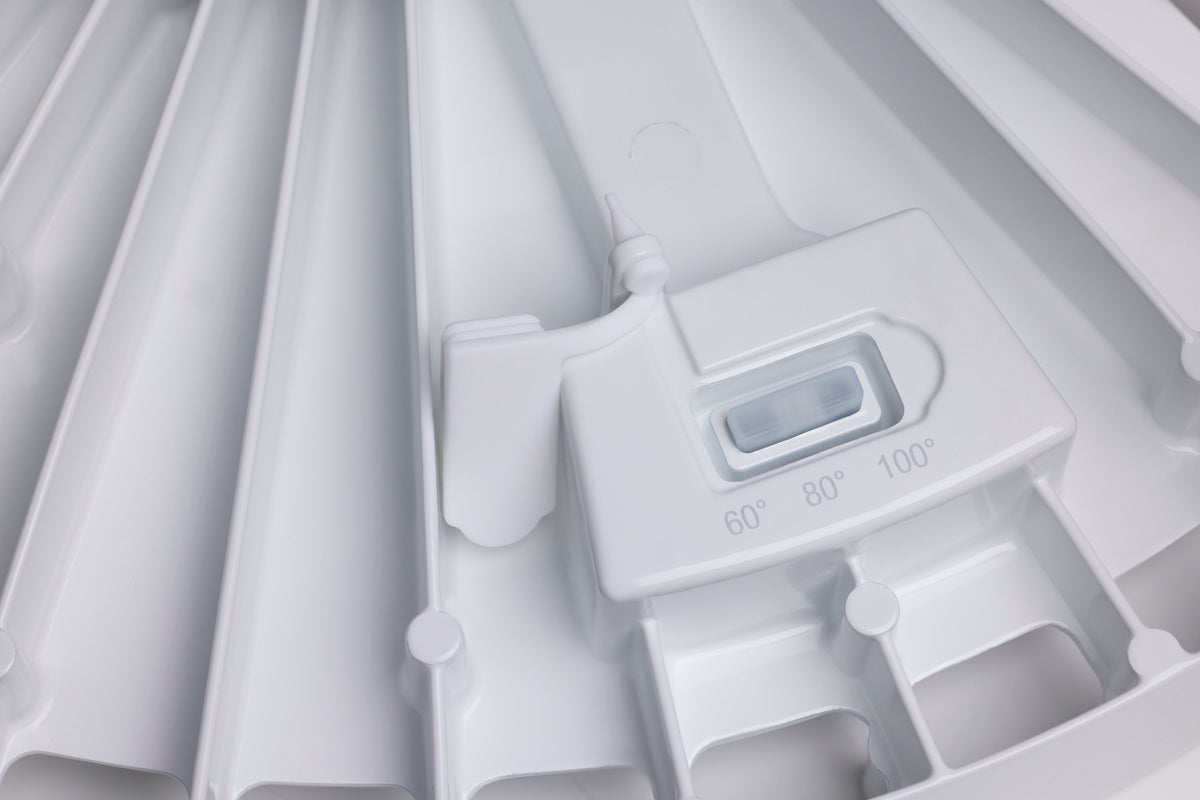 240/200/150 Wattage Selectable LED UFO High Bay - 3K/4K/5K CCT Selectable - 60/80/100 Beam Angle Selectable - White Finish - 120-347 Volt