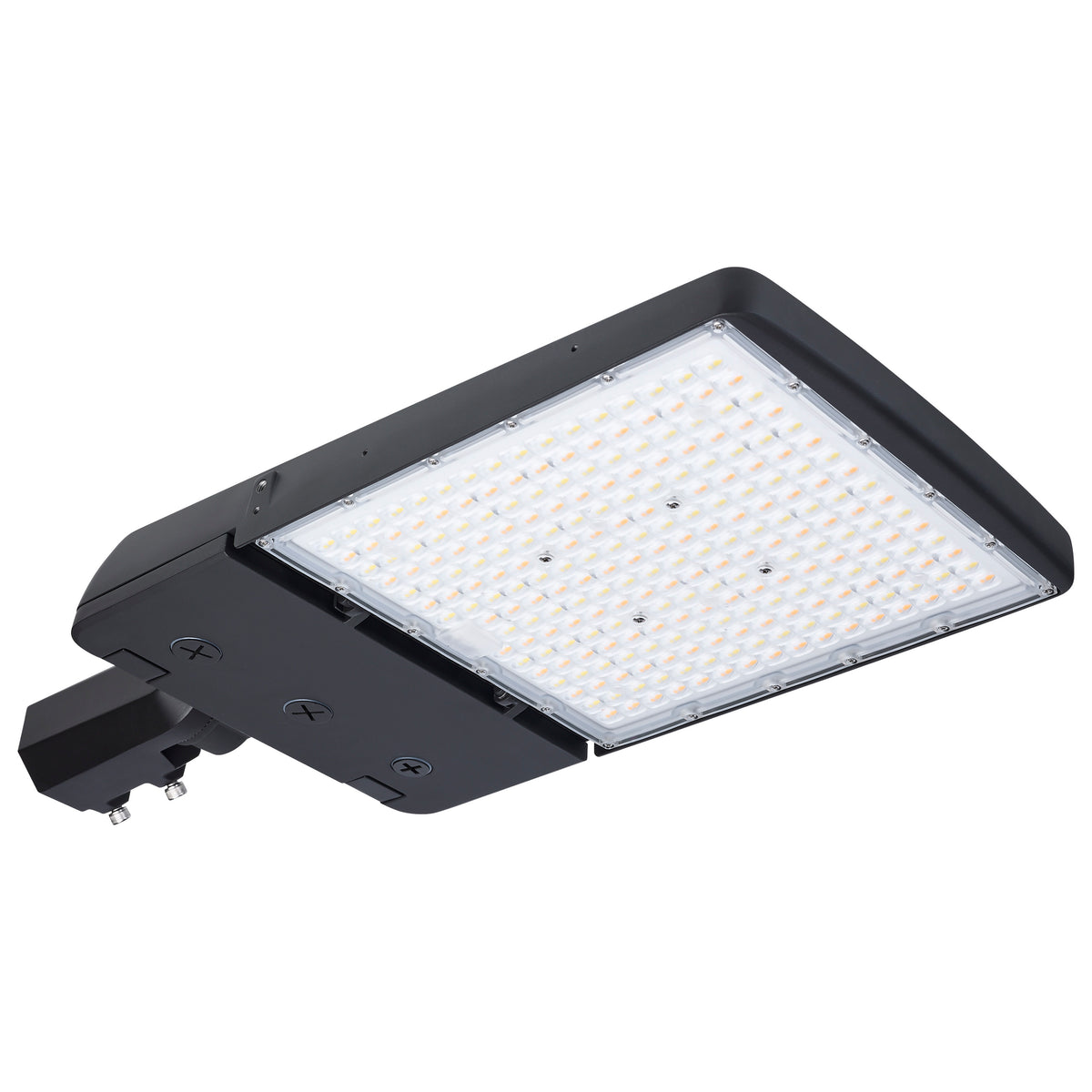 LED Area Light - 150/120W/100W Wattage Selectable - 3K/4K/5K Selectable - Beam Angle Selectable - Bronze - 277-480 Volt for