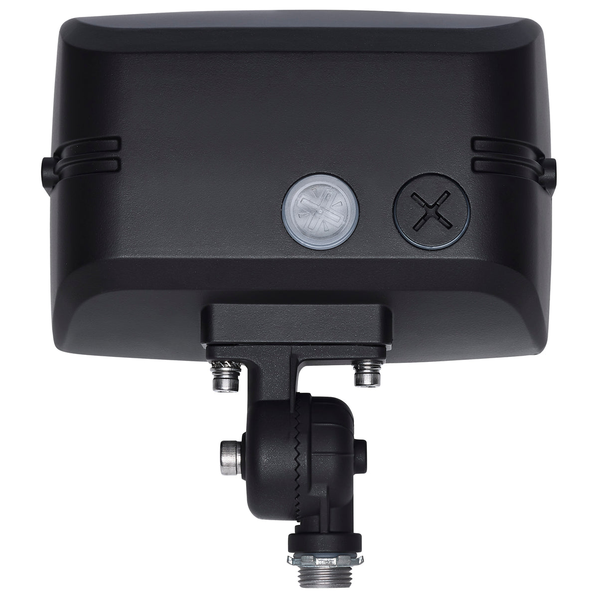 LED Flood Light - 35/25/15 Wattage Selectable - 3K/4K/5K CCT Selectable - Beam Angle Selectable - Bronze Finish - 120-347 Volt