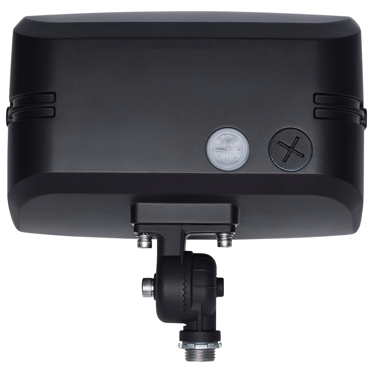 LED Flood Light - 80/60/45 Wattage Selectable - 3K/4K/5K CCT Selectable - Beam Angle Selectable - Bronze Finish - 120-347 Volt