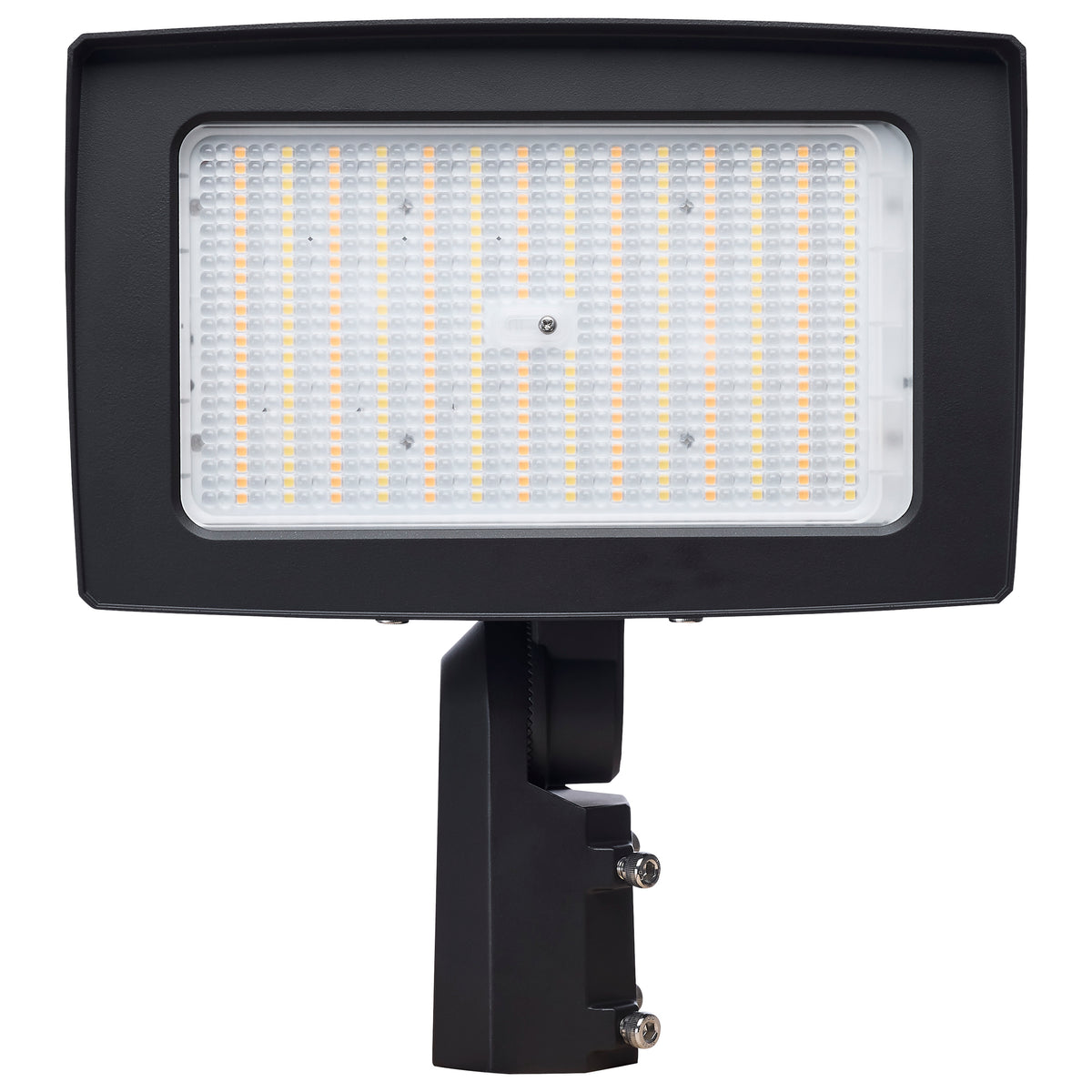 LED Flood Light - 150/125/100 Wattage Selectable - 3K/4K/5K CCT Selectable - Beam Angle Selectable - Bronze Finish - 120-347 Volt