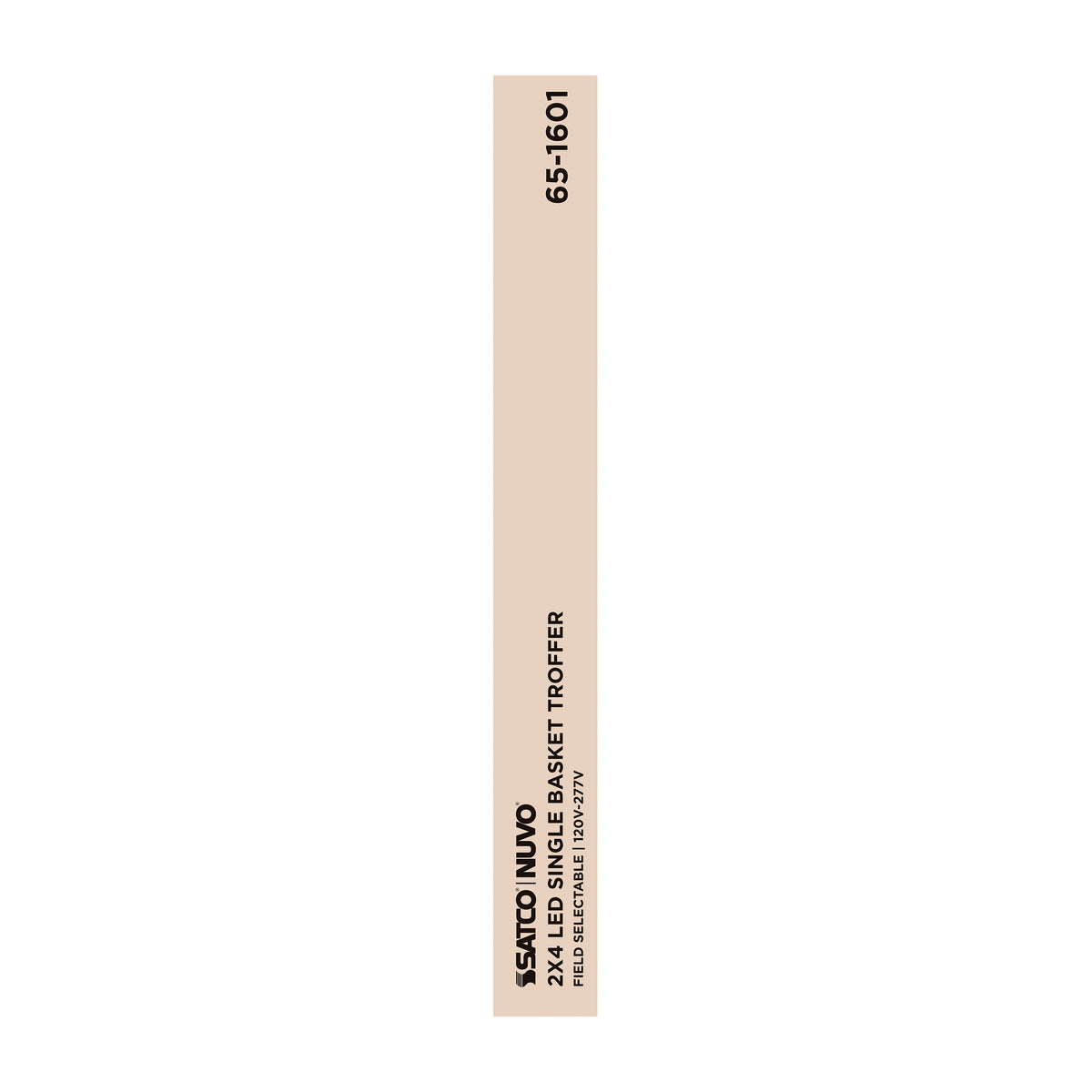 30/40/50 Watt - 35K/4K/5K CCT Selectable - 2X4 LED Single Basket Troffer - 120-277 Volt - White Finish