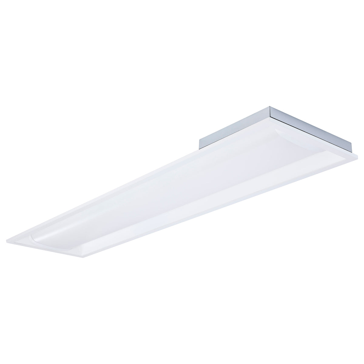 20/30/40 Watt - 35K/4K/5K Selectable - 1X4 LED Single Basket Troffer - 120-277 Volt - White Finish product image