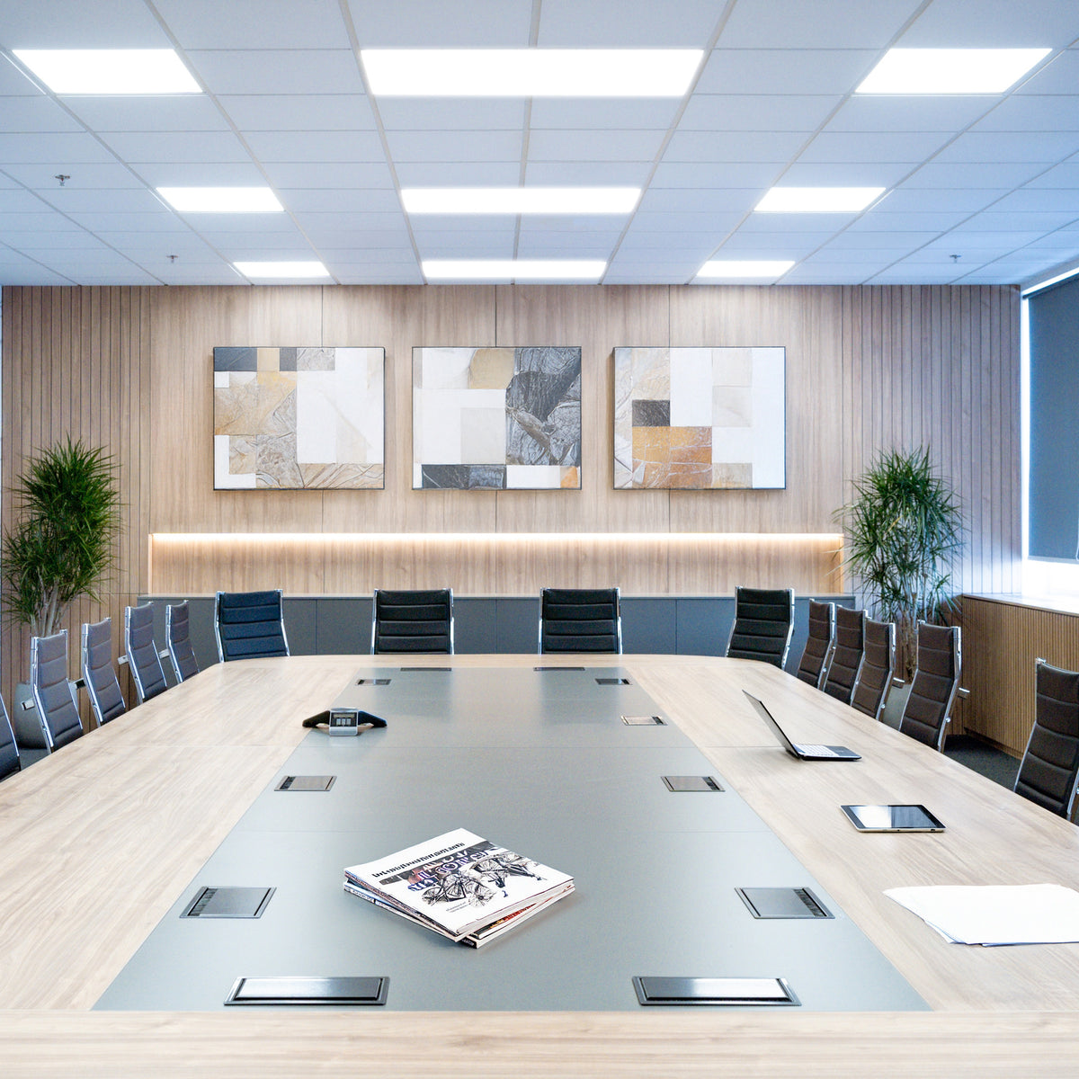 30/40/50 Wattage Selectable LED 2ft x 4ft Backlit Panel - 35K/4K/5K CCT Selectable - 120-277 Range Voltage - White Finish